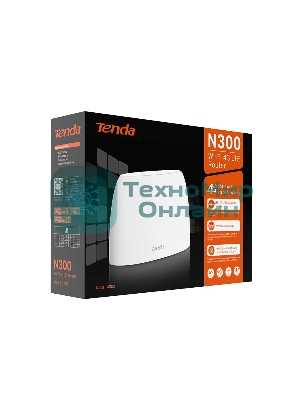 Роутер Tenda 4G03 4G LTE wiFi, 300 Мбит/с, поддержка TR069, слот для SIM-карт