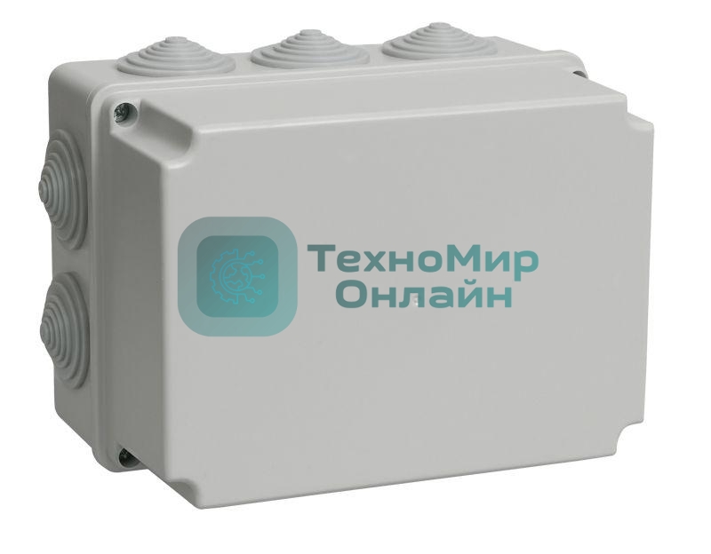 Коробка распаячная ОП 190х140х120 IP44 КМ41245 (10 каб.ввод.) IEK UKO10-190-140-120-K41-44
