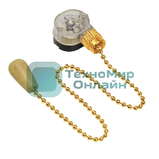 Выключатель Rexant для настенного светильника c деревянным наконечником 