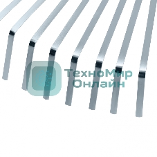 Грабли веерные стальные Palisad, 300-480 мм, 22 плоских зуба, оцинкованные, раздвижные, без черенка