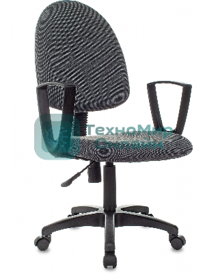 Кресло Бюрократ CH-1300N/3C1 серый, экокожа, 120 кг, механизм качания