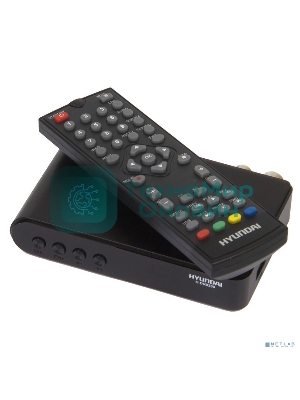 Приставка для цифрового ТВ Hyundai H-DVB200 черный, DVB-T2, DVB-T, DVB-C, HDMI, USB 2.0