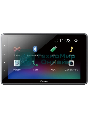 Автомагнитола Pioneer DMH-AF555BT, 2 DIN, 9