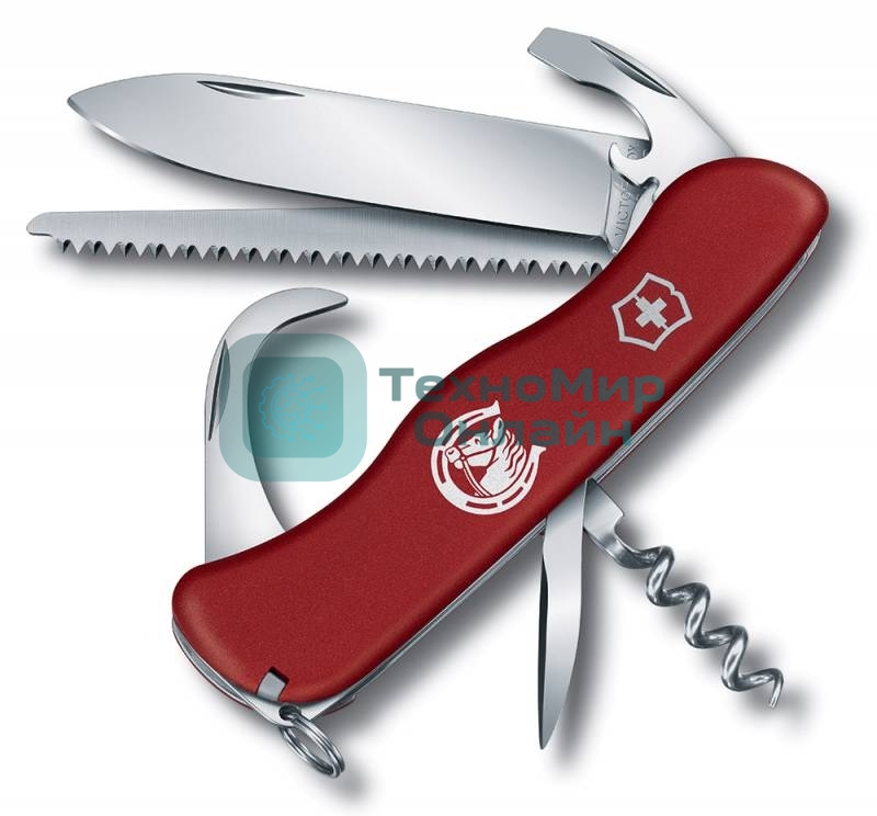Нож перочинный Victorinox EQUESTRIAN (0.8583) 111мм 12функций красный