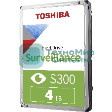 Жесткий диск Toshiba HDD SATA3 4Tb Surveillance S300 (SMR) 5400 256Mb (analog HDWT740UZSVA)