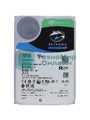 Жесткий диск Seagate SATA 12TB 7200RPM 6GB/S 256MB ST12000VE001