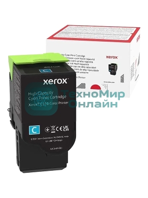 Картридж лазерный Xerox C310 голубой 5,5K (006R04369)