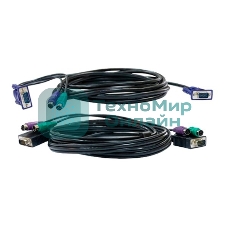 Кабель D-Link DKVM-CB3/A3A KVM длиной 3 м с разъемами PS2