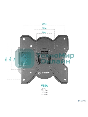 Кронштейн ONKRON M4S для телевизора 17