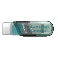Флешка USB Sandisk 256Gb iXpand Flip SDIX90N-256G-GN6NE USB3.1 зеленый/серебристый