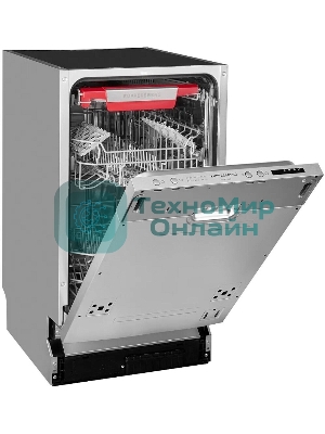 Встраиваемая посудомоечная машина Kuppersberg GLM 4537, серебристый, 44.8 см, 10 компл., 49 дБ, класс A++