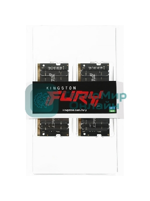 Оперативная память Kingston Fury Impact, DDR5, 32GB (2x16GB), 6000MHz, CL38, SO-DIMM