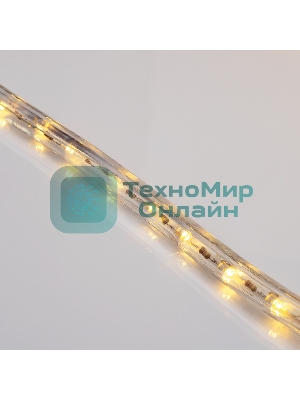 Дюралайт Neon-night LED, постоянное свечение (2W) - теплый белый Эконом 24 LED/м, бухта 100м
