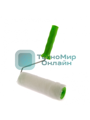 Валик Сибртех Искусственный мех с ручкой, 200 мм,ворс 15 мм, D 48 мм, D руч. 6 мм, полиэстер