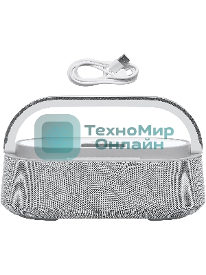 Портативная колонка BBK BTA2010 серый 10W 1.0 BT 10м 1800mAh