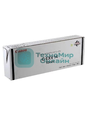 Картридж лазерный Canon C-EXV14 (0384B006) черный (8300 стр.) для Canon iR2016/2018/2020/2022/2025/2030/2318/2320 (1 туба 460 гр.)