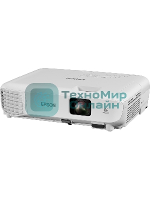 Проектор Epson EB-E01 белый (LCD, 1024 x768, 3300Lm, 15000:1, 2.4 kg) (V11H971040)