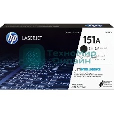 Картридж лазерный HP 151A W1510A черный (3050 стр.) для HP HP LJ pro 4003, MFP 4103