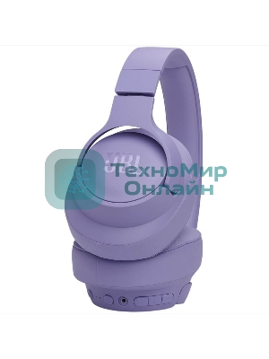 Беспроводные/проводные наушники JBL Tune 770NC фиолетовый, полноразмерные, Bluetooth + проводной, активное шумоподавление, до 70 ч