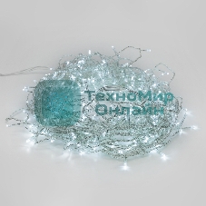 Гирлянда Светодиодный Дождь 3х2 м, свечение с динамикой, прозрачный провод, 230 В, белый, IP20