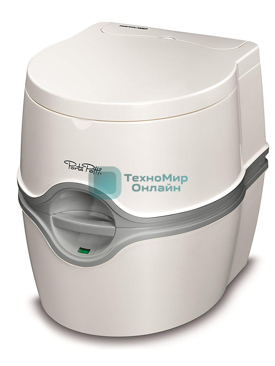 Биотуалет Thetford Porta Potti 565P белый, нижний бак 21л, верхний бак 15л, индикатор заполнения верхнего и нижнего баков, размер 45,8х38,8х45см