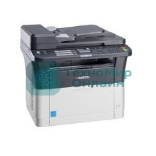 МФУ лазерное Kyocera Ecosys FS-1025MFP (1102M63RU0/1102M63RUV/1102M63RU2/1102M63NX2/1102M63DZ2), A4, ч/б, печ. до 25 стр/мин., скан. до 18 стр/мин. (ч/б) 6 стр/мин. (цвет), 600 x 1800 dpi (печать) 600x600dpi (скан), USB, RJ-45