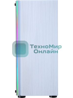 Компьютерный корпус AeroCool/Formula CL-3302W RGb белый без БП ATX 2xUSB 2.0 1xUSB 3.0 audio bott PSU