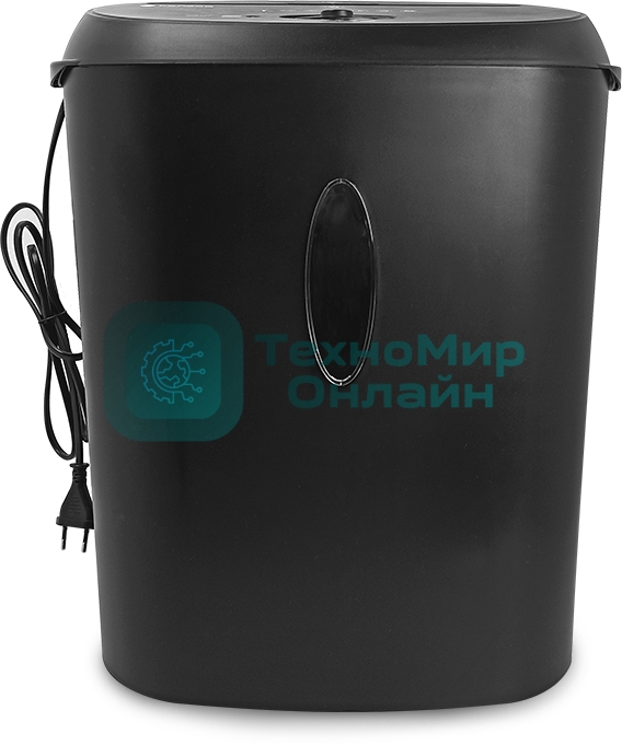 Шредер ГЕЛЕОС УМ24-4, DIN P-4 (4 ур-нь секр.), фрагмент 3,9х38мм, 17 лист (70г/м2), CD/пл.карты/скрепки/скобы, 24 литра