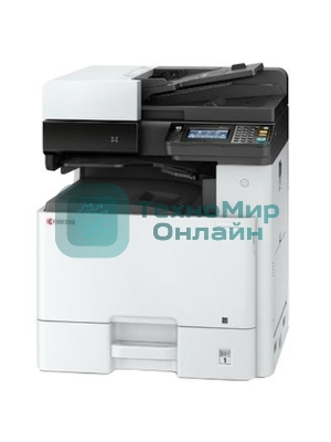 МФУ лазерное Kyocera Ecosys M8130cidn (1102P33NL0), А3, цветной, печ. до 30 стр/мин. (А4) до 15 стр/мин. (А3), скан. до50 стр/мин., 1200 x 1200 dpi (печать) 600x600dpi (скан.), USB, RJ-45, NFC, Air Print, Mopria