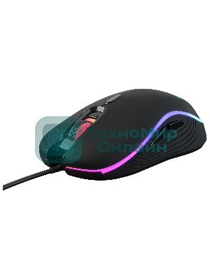 Мышь проводная Oklick GMNG 723GM черный, 3200 dpi, USB, кнопки - 6