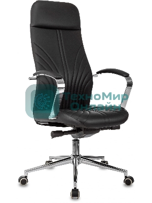 Кресло Бюрократ CH-610SL-Lux черный, экокожа