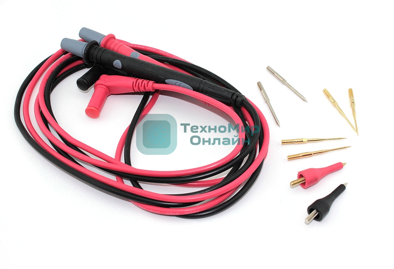 Щупы для тестера LEK-B08 с набором сменных игл, кабель 155 см