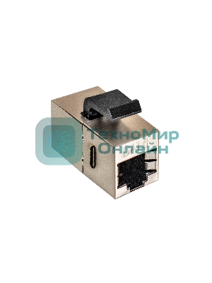 Модуль проходной ExeGate CP45-KJ-SH-C5e (RJ45-RJ45 формата Keystone Jack, Кат.5e, экранированный)