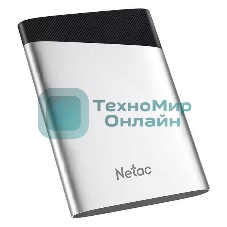 Внешний SSD Netac Z6S 240Gb USB 3.2 Gen 2 Type-C External SSD, R/W up to 550MB/480Mb/s,with USB-C to USB-A cable and USB-A to USB-C adapter