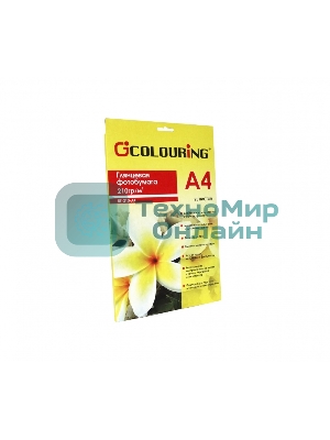 Фотобумага глянцевая CG-БГ-210-А4-25, 210 г/м2, А4, 25 листов, 2880 dpi