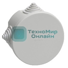 Коробка распаячная ОП 75х40 IP44 KM41237 (4 каб.ввод.) IEK UKO11-075-040-000-K41-44