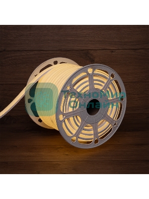 Гибкий неон Neon-night LED SMD, форма – D, 16х16 мм, теплый белый, 120 LED/м, бухта 50 м