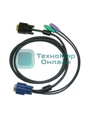Переключатель D-Link DKVM-IPCB/10 Упаковка 10 кабелей KVM для устройств DKVM-IP1/IP8, длина 1.8м 