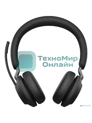 Гарнитура Jabra Evolve2 65 чёрный, беспроводная, Bluetooth, до 35 ч, подсветка