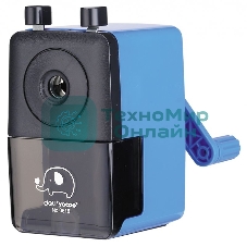 Точилка для карандашей механическая Deli E0616, 1 отверстие, пластик, ассорти, коробка