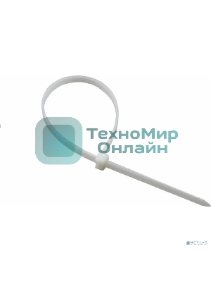 Хомут-стяжка кабельная нейлоновая Rexant 700 x 9,0 мм, белая, упаковка 100 шт.