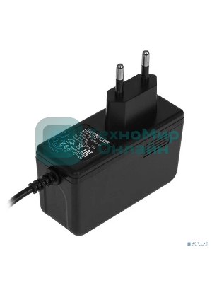 Блок питания Gembird NPA-AC35, 19В/1.3А, 25Вт, 1 штекер 6.5х4.4мм для мониторов LG, черный