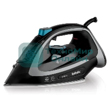 Утюг BBK ISE-2405 черный/серебро, 2400 Вт, 45 г/мин, 170 г/мин, 320 мл