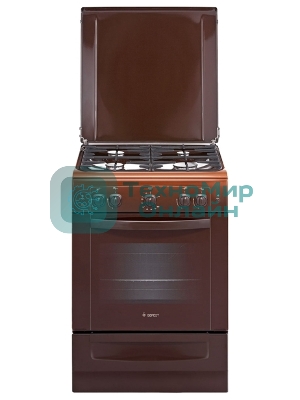 Плита газовая Gefest ПГ 6100-02 0010 коричневый, конфорок 4 шт, духовка 52 л, 60 см x 85 см x 60 см