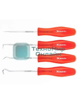 Набор крюков Matrix для слесарных работ, 4 шт.
