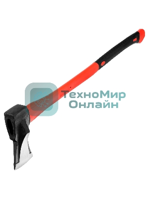 Топор-колун Matrix с клиновидным полотном 3000 г, фибергласовое обрезиненное топорище 900 мм