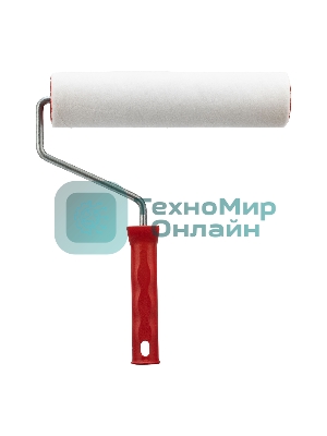 Валик в сборе Matrix велюр, 250 мм, ворс 4 мм, D 48 мм, D ручки 8 мм