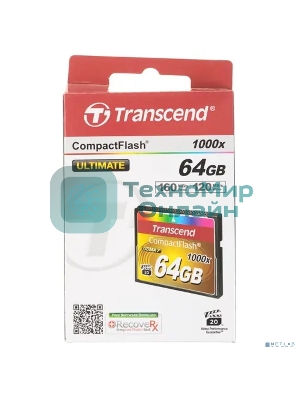 Флеш карта CF 64Gb Transcend TS64GCF1000 (1000X) 