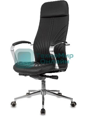 Кресло Бюрократ CH-610SL-Lux черный, экокожа