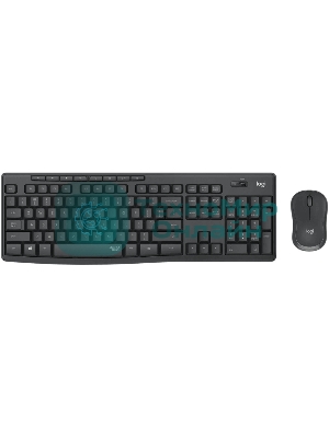 Комплект клавиатура+мышь Logitech MK295 беспроводной, USB, чёрный